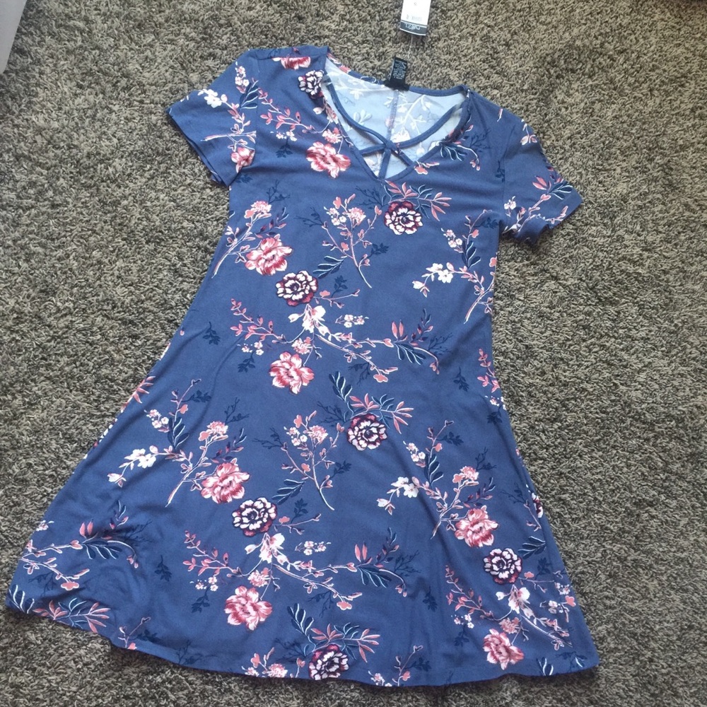 [ Rue 21 ] Blue floral dress